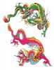 colored dragon tattoo